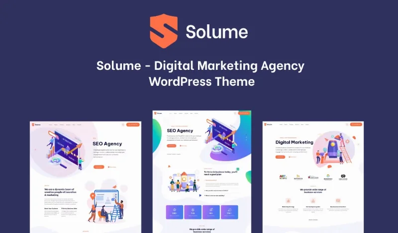 Digital Marketing WordPress Theme – Solume
