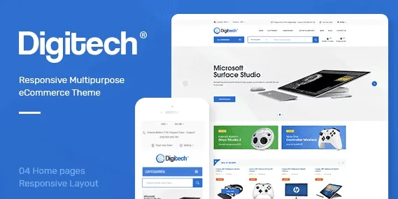Digitech – Technology Theme for WooCommerce WordPress