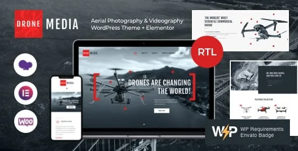 Drone Media | Aerial Photography & Videography Theme