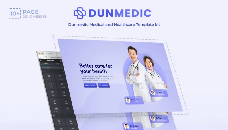 Dunmedic – Medical & Healthcare Elementor Template
