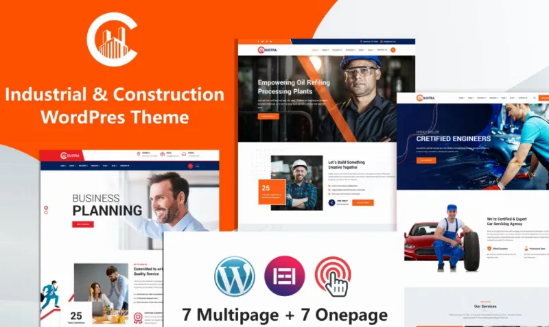 Dustra – Industrial & Construction WordPress Theme