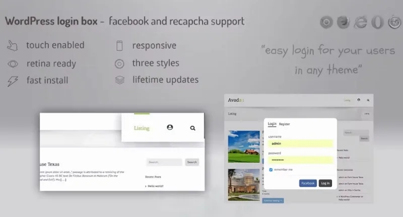 DZS Facebook Login Box