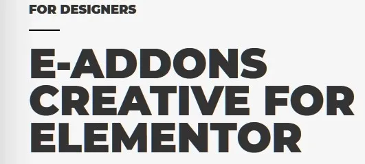 e-addons for Elementor