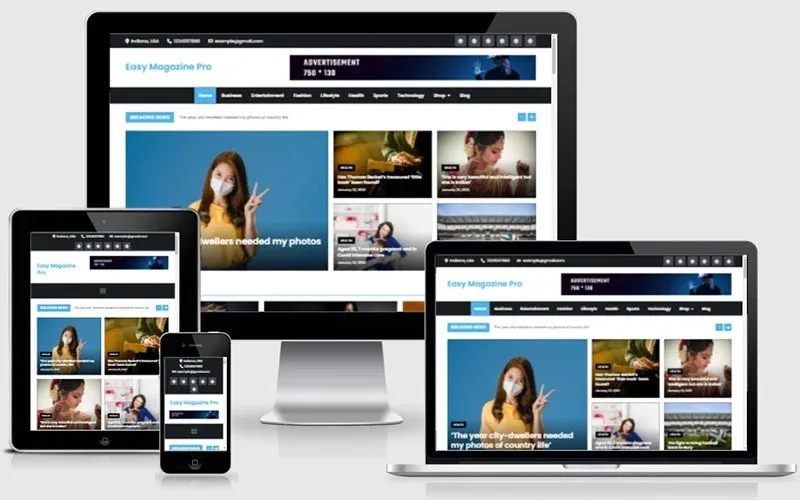 Easy Magazine Pro – Unique and Modern Magazine Theme WordPress Theme