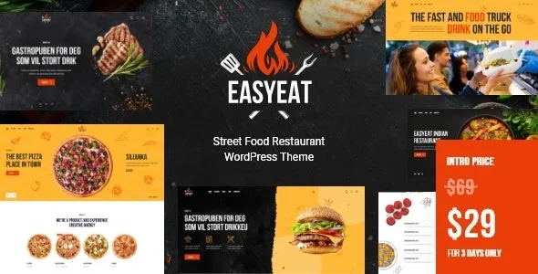 EasyEat – Street Food Restaurant WordPress Theme