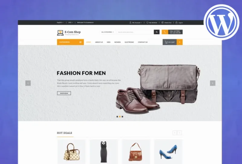 eCom – Responsive WooCommerce WordPress Theme