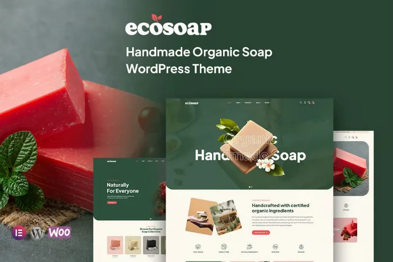Ecosoap - Handmade Organic Soap WordPress Theme