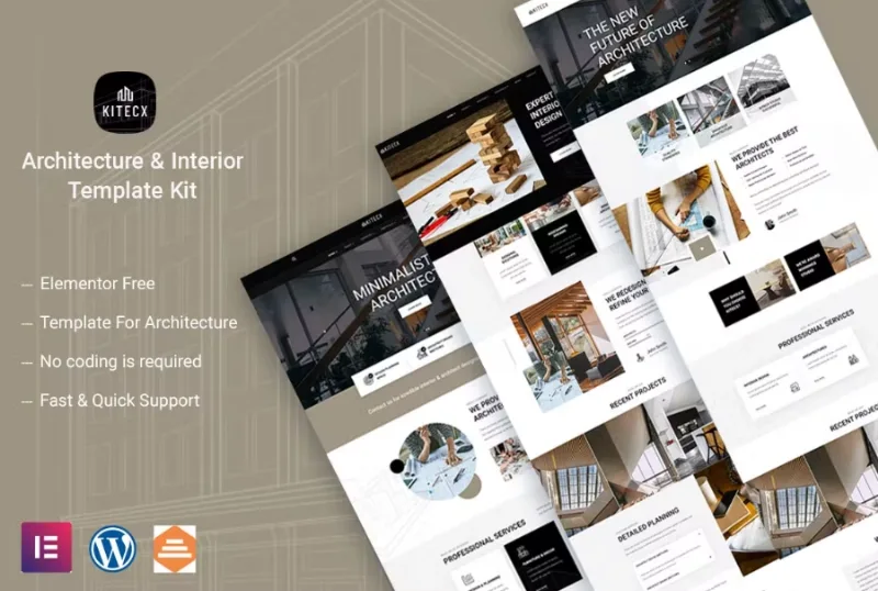 ecx – Architecture & Interior Elementor Template Kit