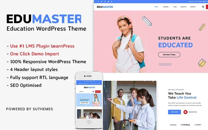 Education WordPress Theme | EduMaster WordPress Theme