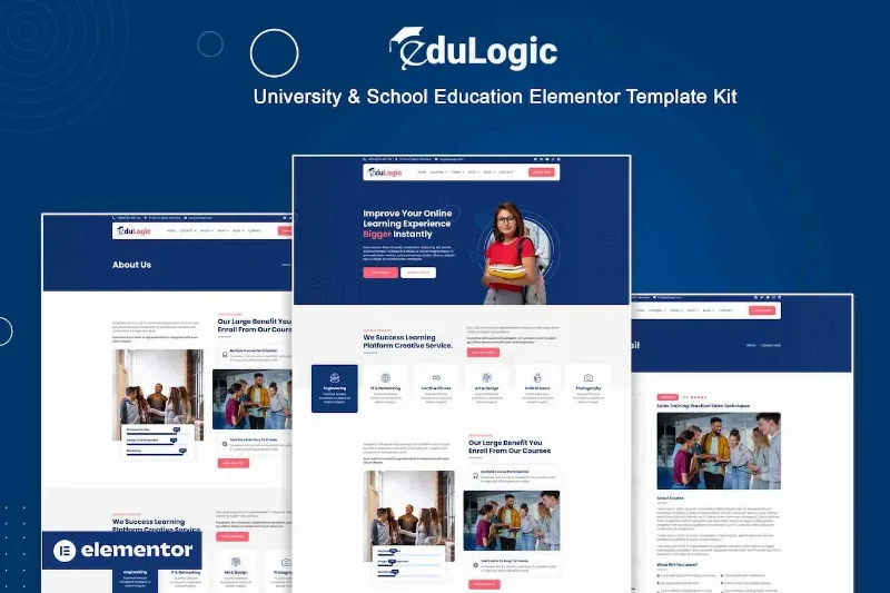 Edulogic – University & School Education Elementor Template