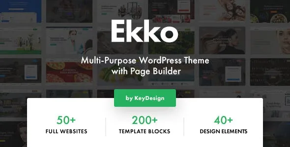 Ekko Multipurpose WordPress Theme