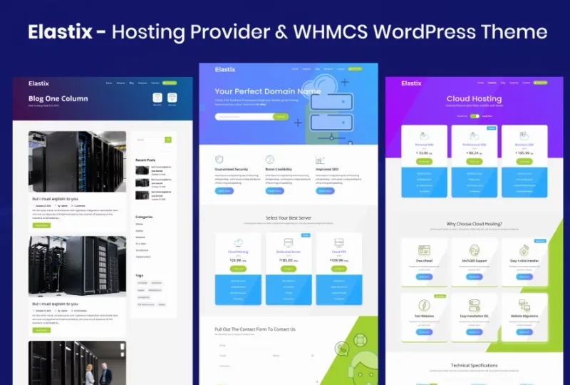Elastix – Hosting Provider & WHMCS WordPress