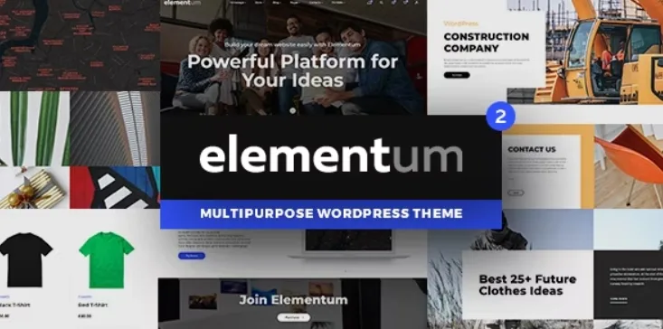 Elementum – MultiPurpose High-Perfomance WP Theme