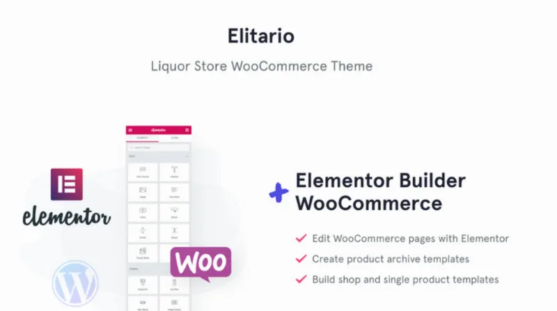Elitario – Liquor Store WooCommerce Theme