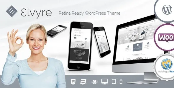 Elvyre – Retina Ready WordPress Theme
