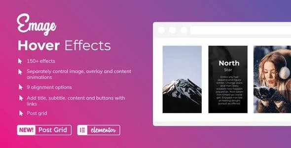 Emage Hover Effects for Elementor