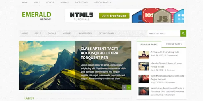Emerald – Bright & Refreshing Magazine WordPress Theme