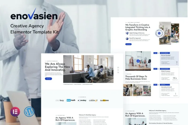 Enofasien – Creative Agency Elementor Template