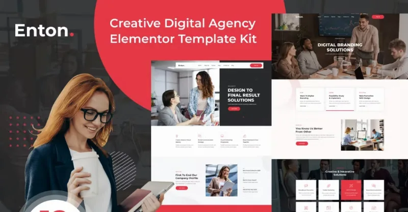 Enton – Creative Agency Elementor Template