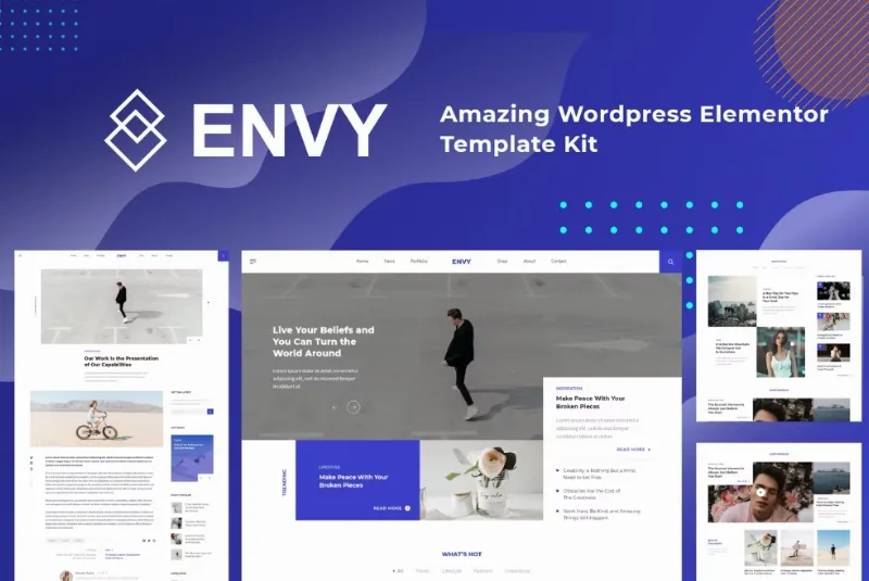 Envy – News Magazine Elementor Template