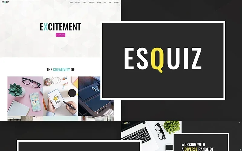 Esquiz – Design Studio WordPress Theme