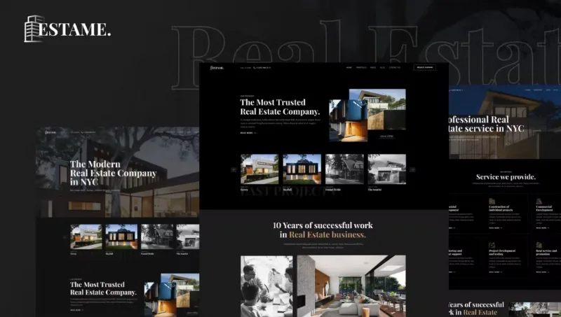 Estame – Real Estate Elementor Template