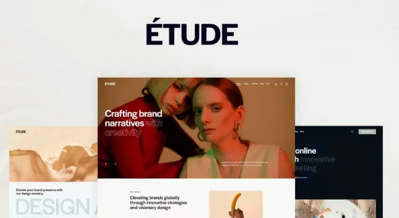 Etude — Creative Agency & Portfolio WordPress Theme