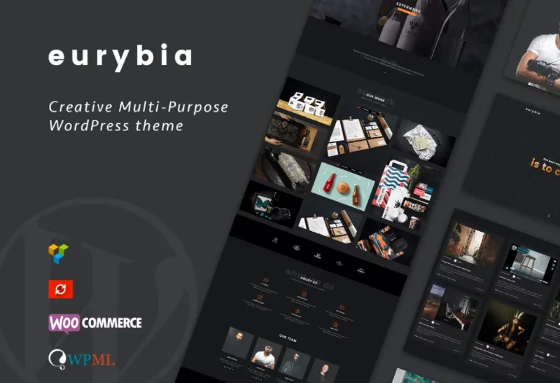 Eurybia – Creative WordPress Portfolio Theme