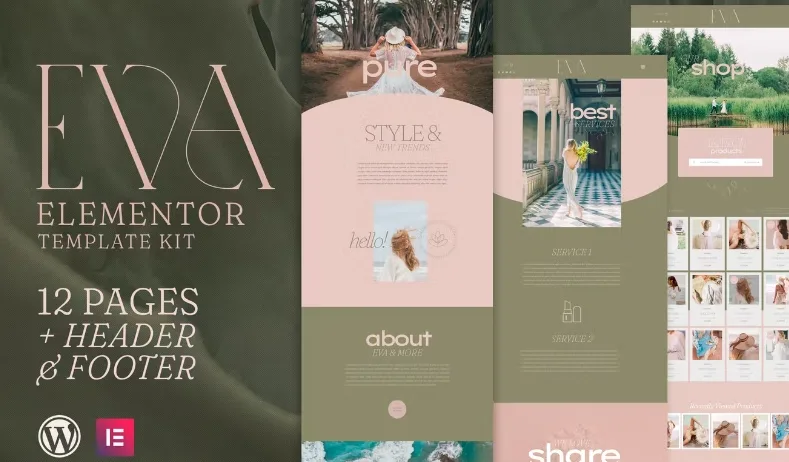 EVA – Fashion WooCommerce Elementor Template