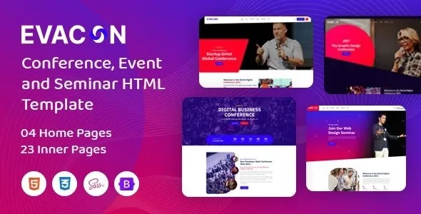 Evacon – Event & Conference WordPress Theme