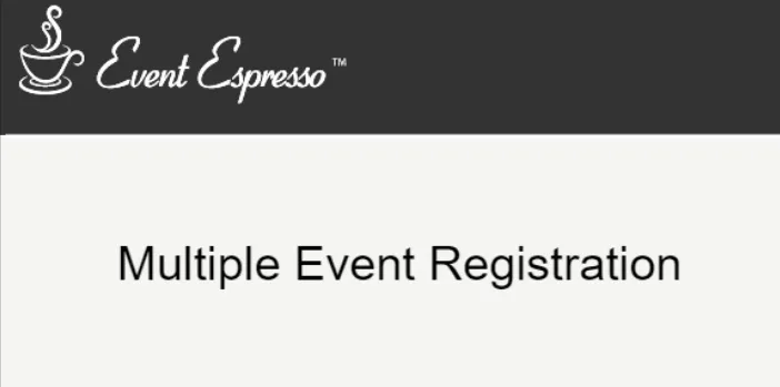 Event Espresso - MER - Multi Event Registration (EE 4.7.0+)