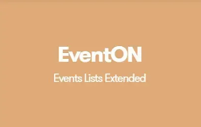EventOn Events Lists Extended Add-on