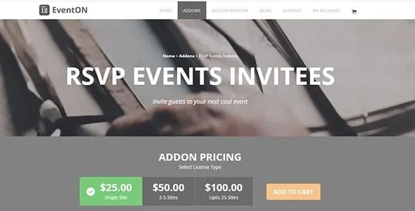 EventON - RSVP Events Invitees