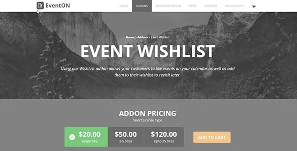 EventON - Wishlist