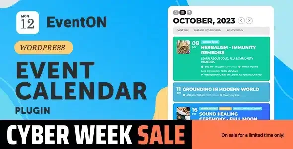 EventON - WordPress Virtual Event Calendar Plugin
