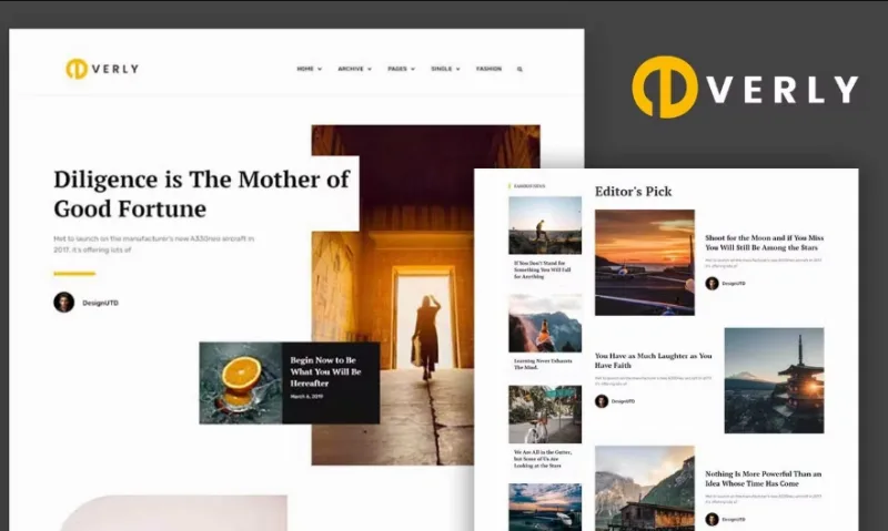Everly – Blog & Magazine Elementor Template