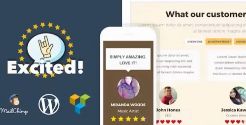 Excited Testimonials