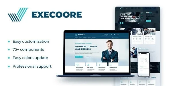 Execoore – Technology And Fintech Template