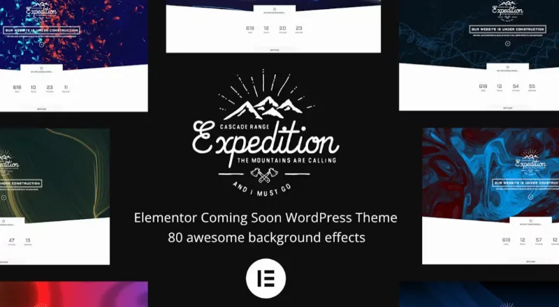 Expedition – Elementor Coming Soon WordPress Theme