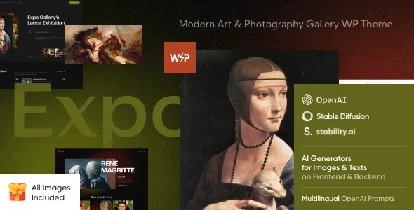 Expo – Art & Gallery WordPress Theme