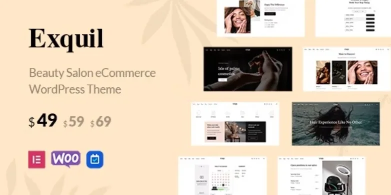 Exquil – Beauty Salon eCommerce Theme