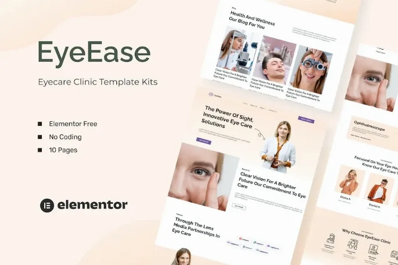 EyeEase – Eyecare Clinic Template