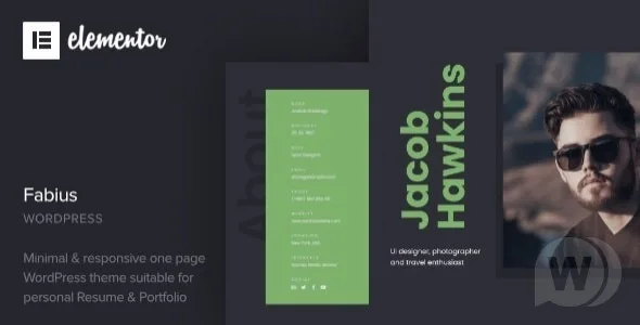 Fabius – Resume WordPress Theme