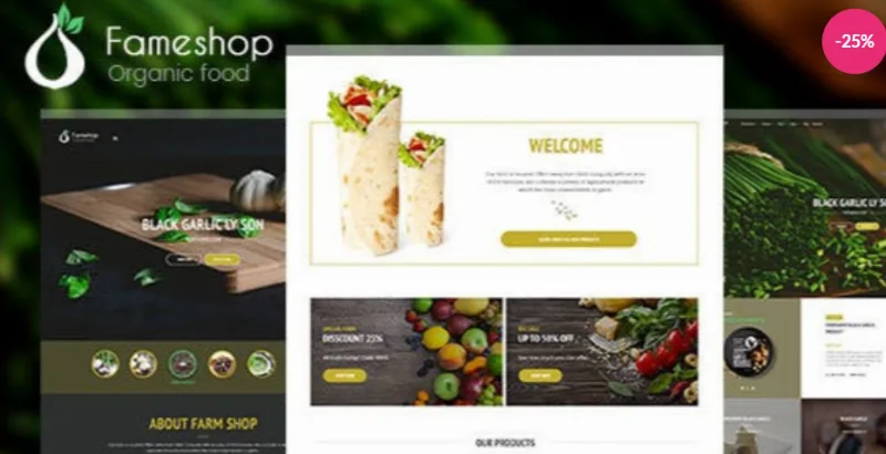 Fameshop – Organic, Bio WooCommerce WordPress Theme