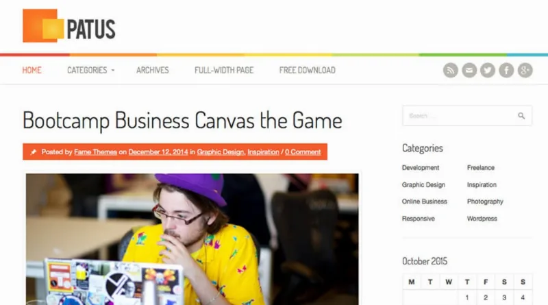 FameThemes Patus WordPress Theme