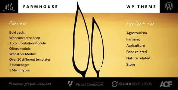 Farmhouse – Agrotourism, Farming and Agriculture theme