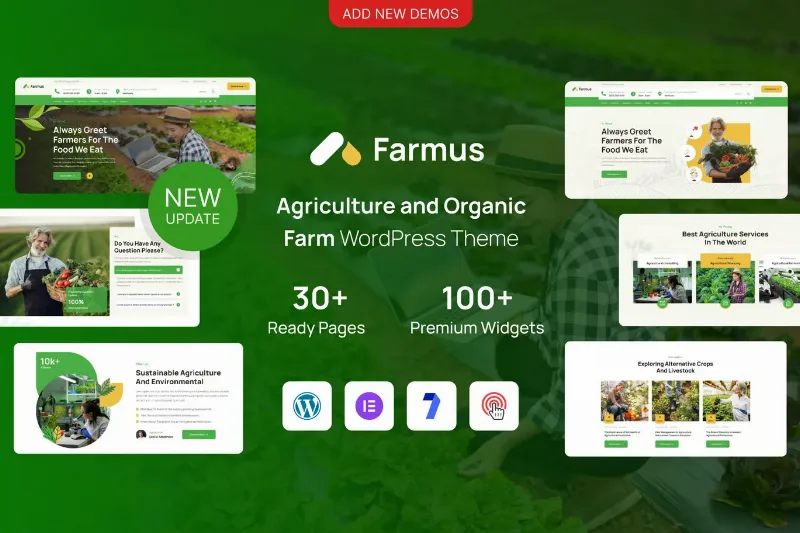 Farmus - Agriculture and Organic Farm WordPress