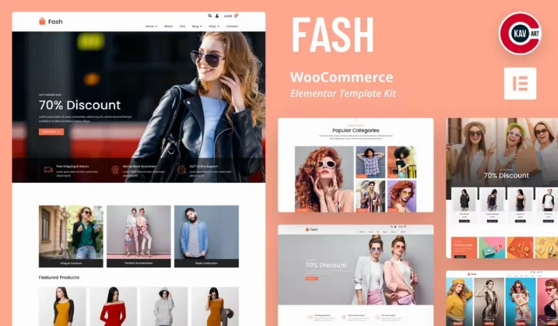 Fash – WooCommerce Elementor Template