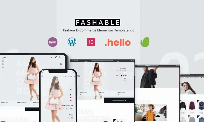 Fashable – Stylist eCommerce Elementor Template