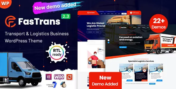 Fastrans – Logistics WordPress Theme